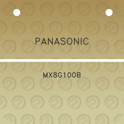 panasonic-mx8g100b