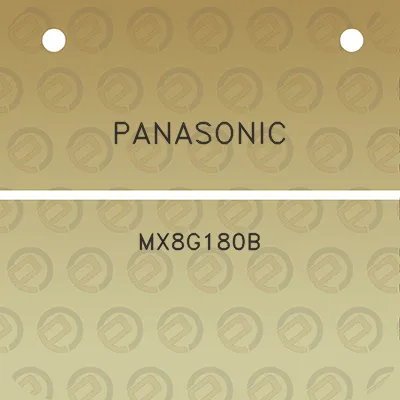 panasonic-mx8g180b