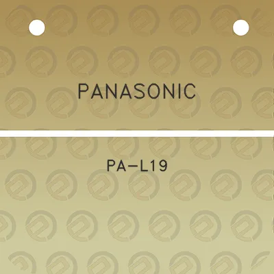 panasonic-pa-l19