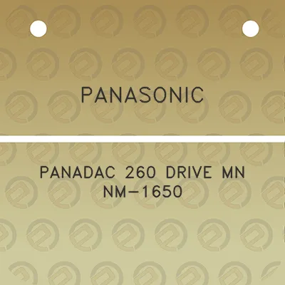 panasonic-panadac-260-drive-mn-nm-1650