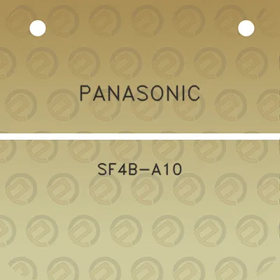 panasonic-sf4b-a10