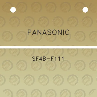 panasonic-sf4b-f111