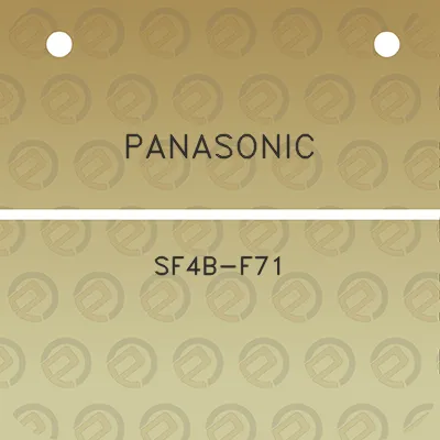 panasonic-sf4b-f71