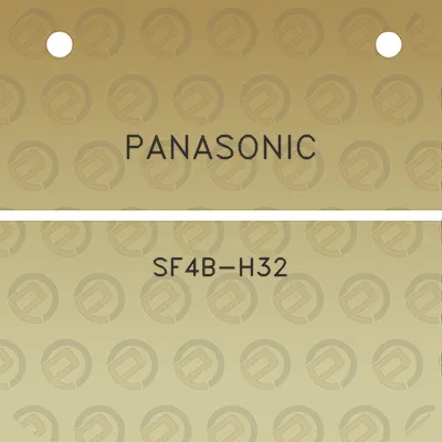 panasonic-sf4b-h32