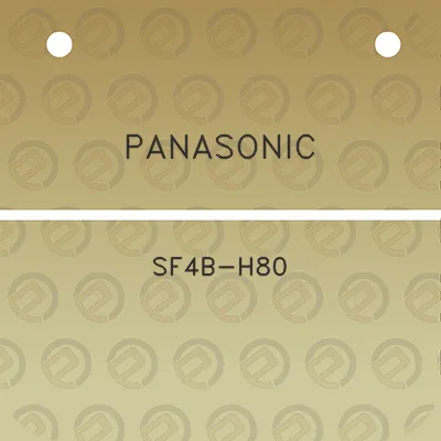 panasonic-sf4b-h80