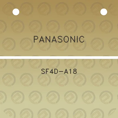 panasonic-sf4d-a18