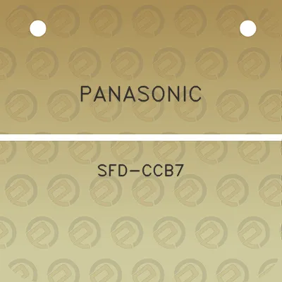 panasonic-sfd-ccb7