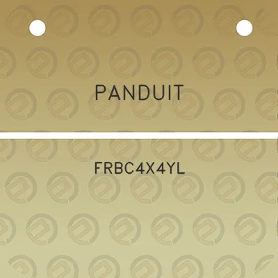 panduit-frbc4x4yl