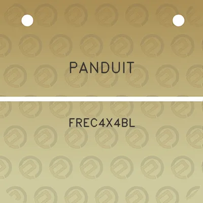 panduit-frec4x4bl