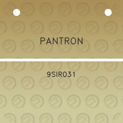 pantron-9sir031