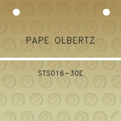 pape-olbertz-sts016-30e