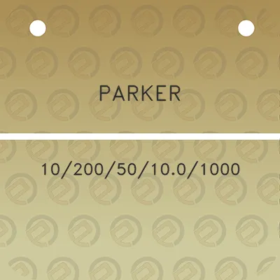 parker-10200501001000