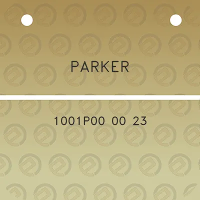 parker-1001p00-00-23