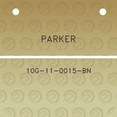 parker-10g-11-0015-bn