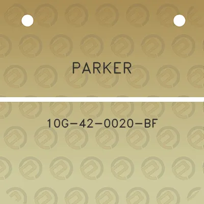 parker-10g-42-0020-bf