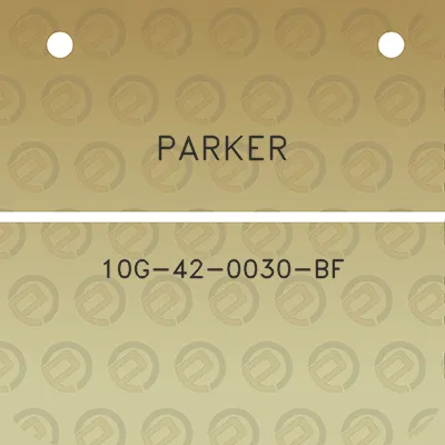 parker-10g-42-0030-bf