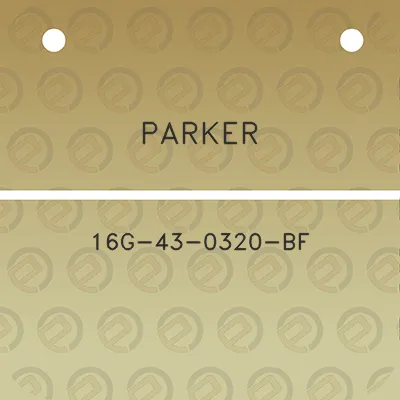 parker-16g-43-0320-bf