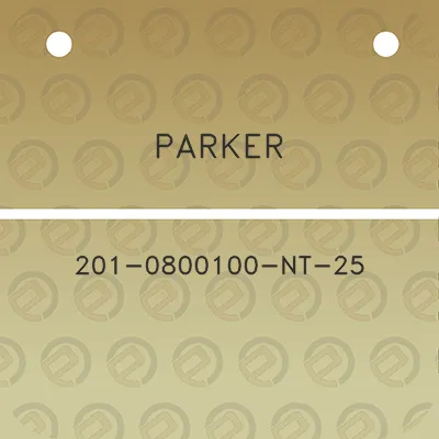 parker-201-0800100-nt-25