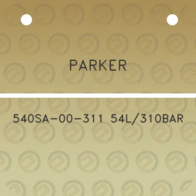 parker-540sa-00-311-54l310bar