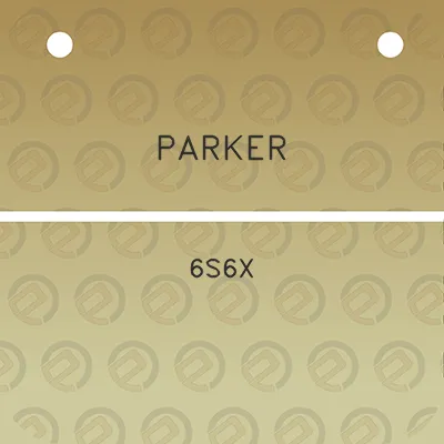 parker-6s6x