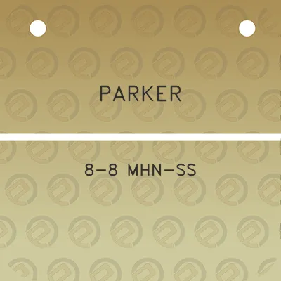 parker-8-8-mhn-ss