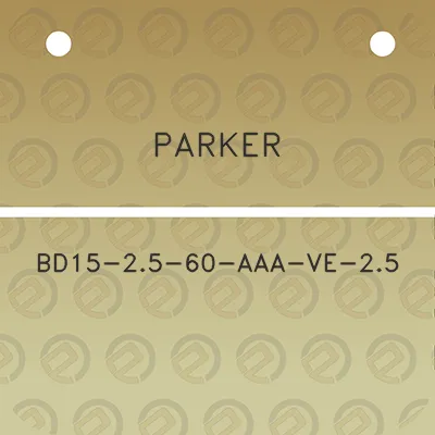 parker-bd15-25-60-aaa-ve-25