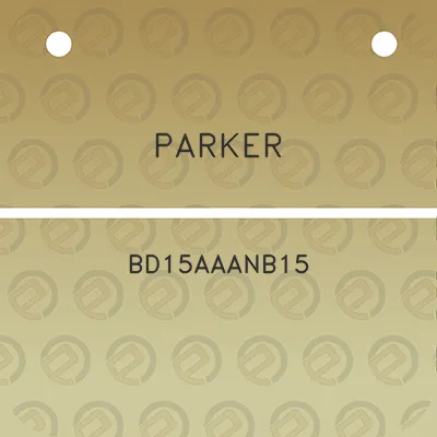 parker-bd15aaanb15