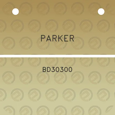 parker-bd30300