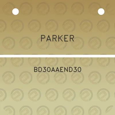 parker-bd30aaend30