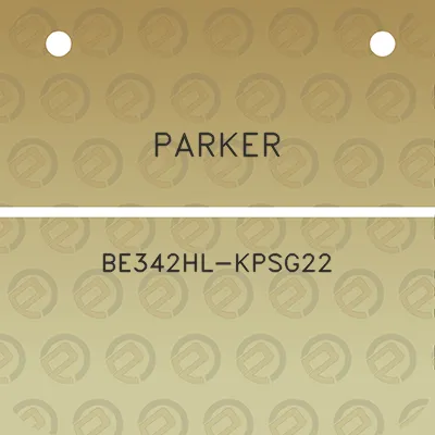 parker-be342hl-kpsg22