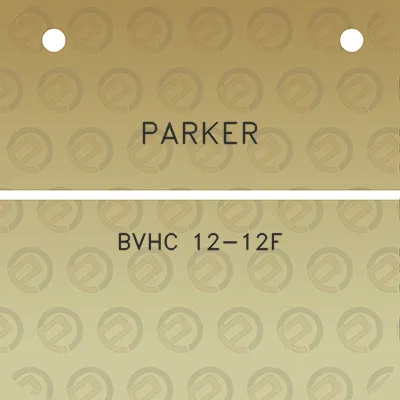 parker-bvhc-12-12f