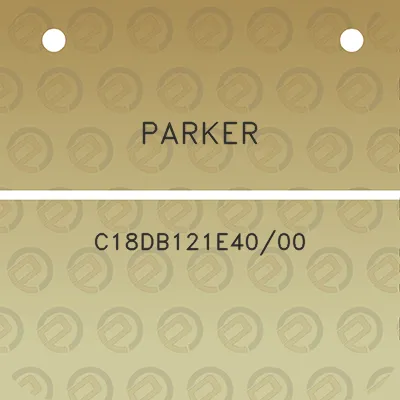 parker-c18db121e4000