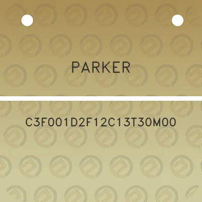 parker-c3f001d2f12c13t30m00