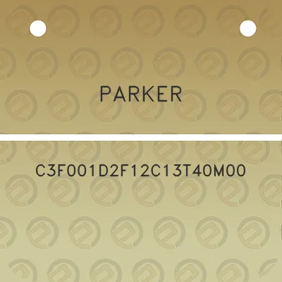 parker-c3f001d2f12c13t40m00