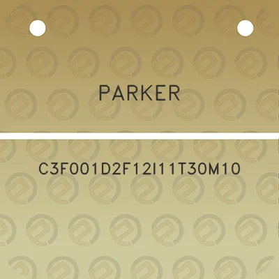 parker-c3f001d2f12i11t30m10