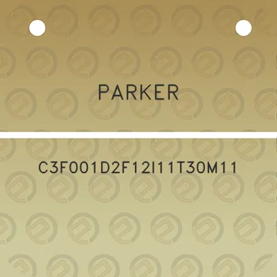 parker-c3f001d2f12i11t30m11