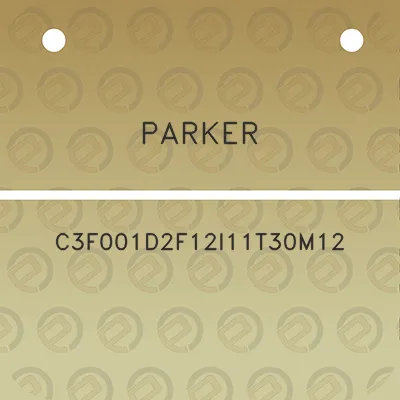 parker-c3f001d2f12i11t30m12