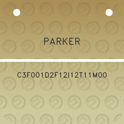 parker-c3f001d2f12i12t11m00