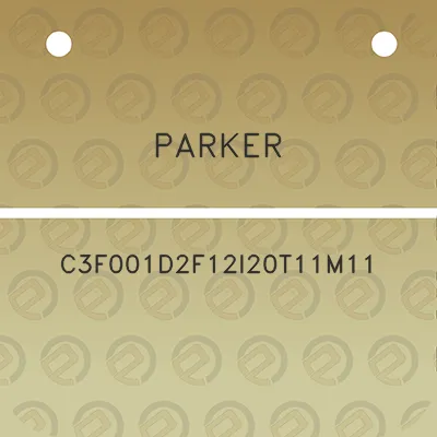 parker-c3f001d2f12i20t11m11