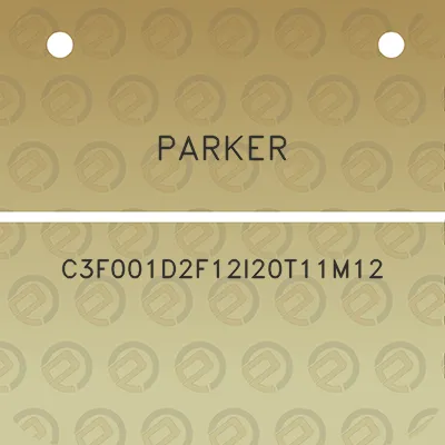 parker-c3f001d2f12i20t11m12