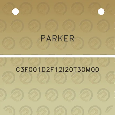 parker-c3f001d2f12i20t30m00