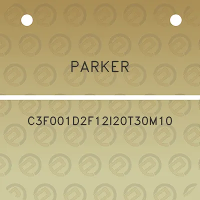 parker-c3f001d2f12i20t30m10