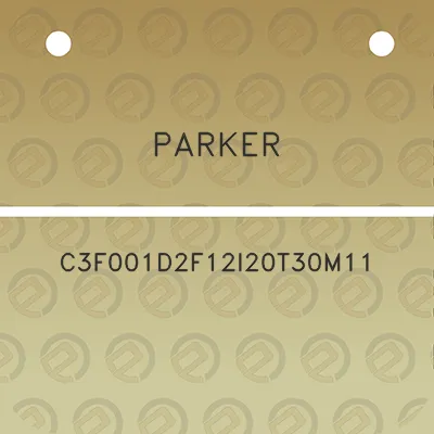 parker-c3f001d2f12i20t30m11