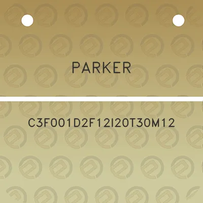 parker-c3f001d2f12i20t30m12