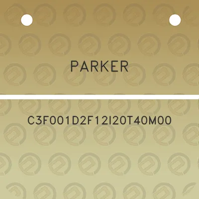 parker-c3f001d2f12i20t40m00