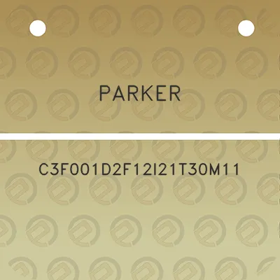 parker-c3f001d2f12i21t30m11