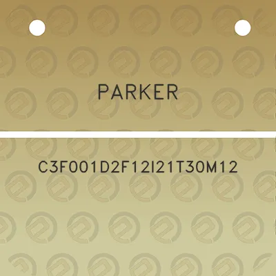 parker-c3f001d2f12i21t30m12