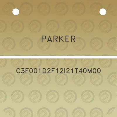 parker-c3f001d2f12i21t40m00