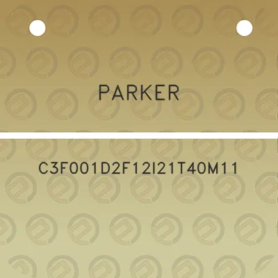 parker-c3f001d2f12i21t40m11