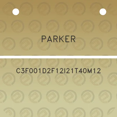 parker-c3f001d2f12i21t40m12